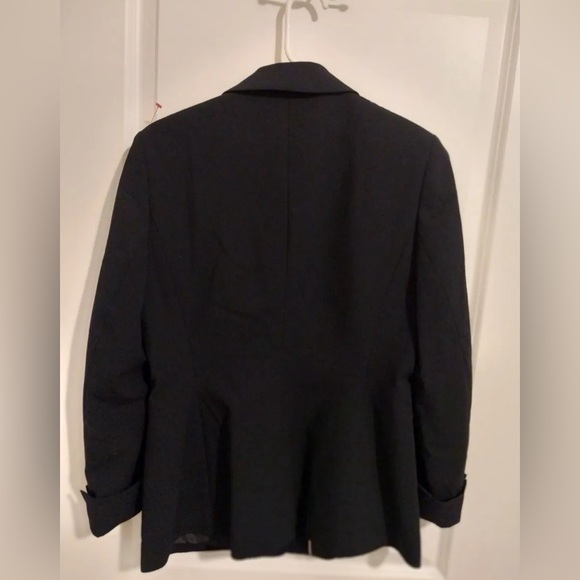 Calvin Klein Women Blazer 2 Button Black Size 8 - Picture 2 of 3